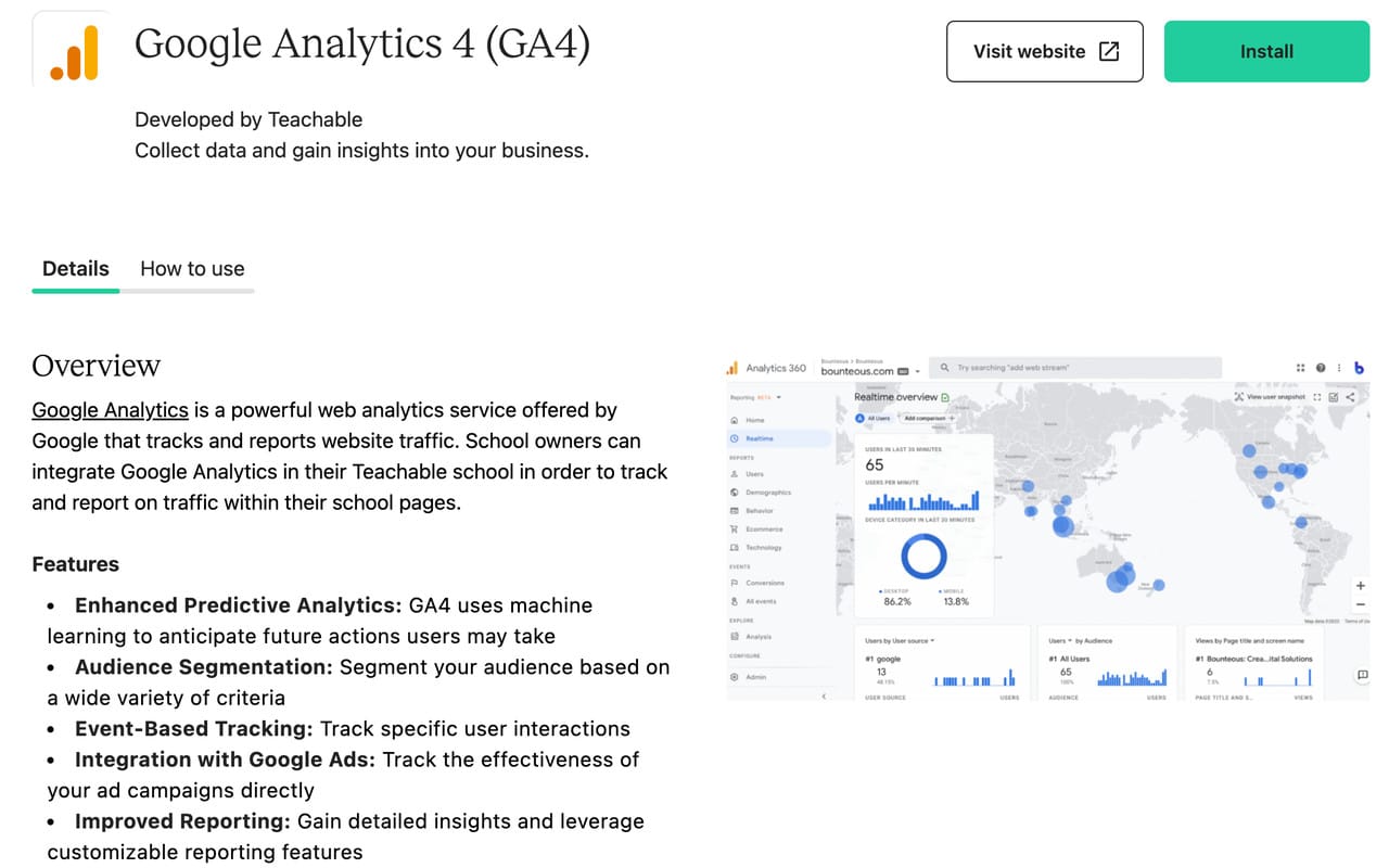 google analytics