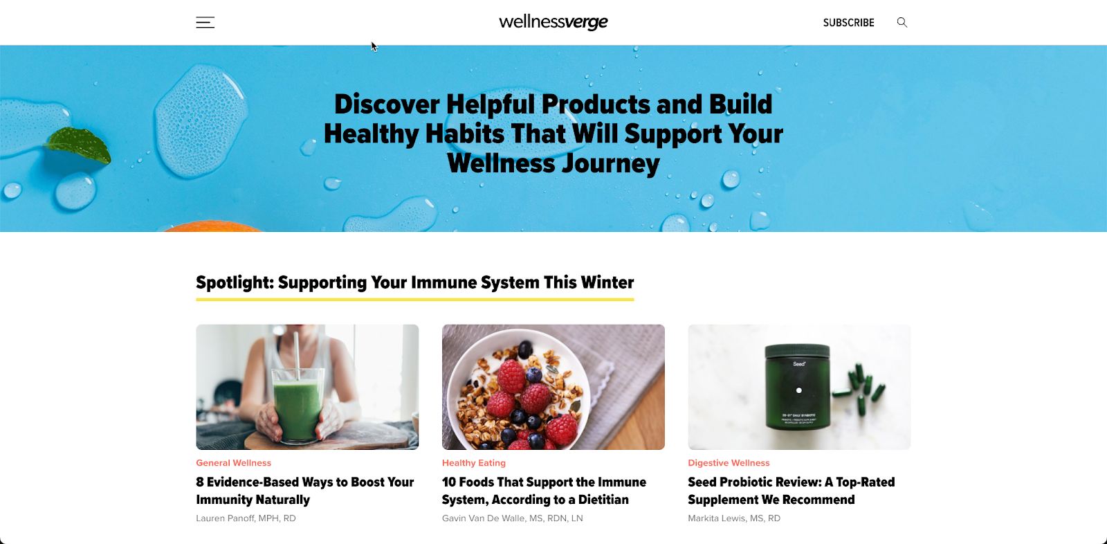 the wellness verge