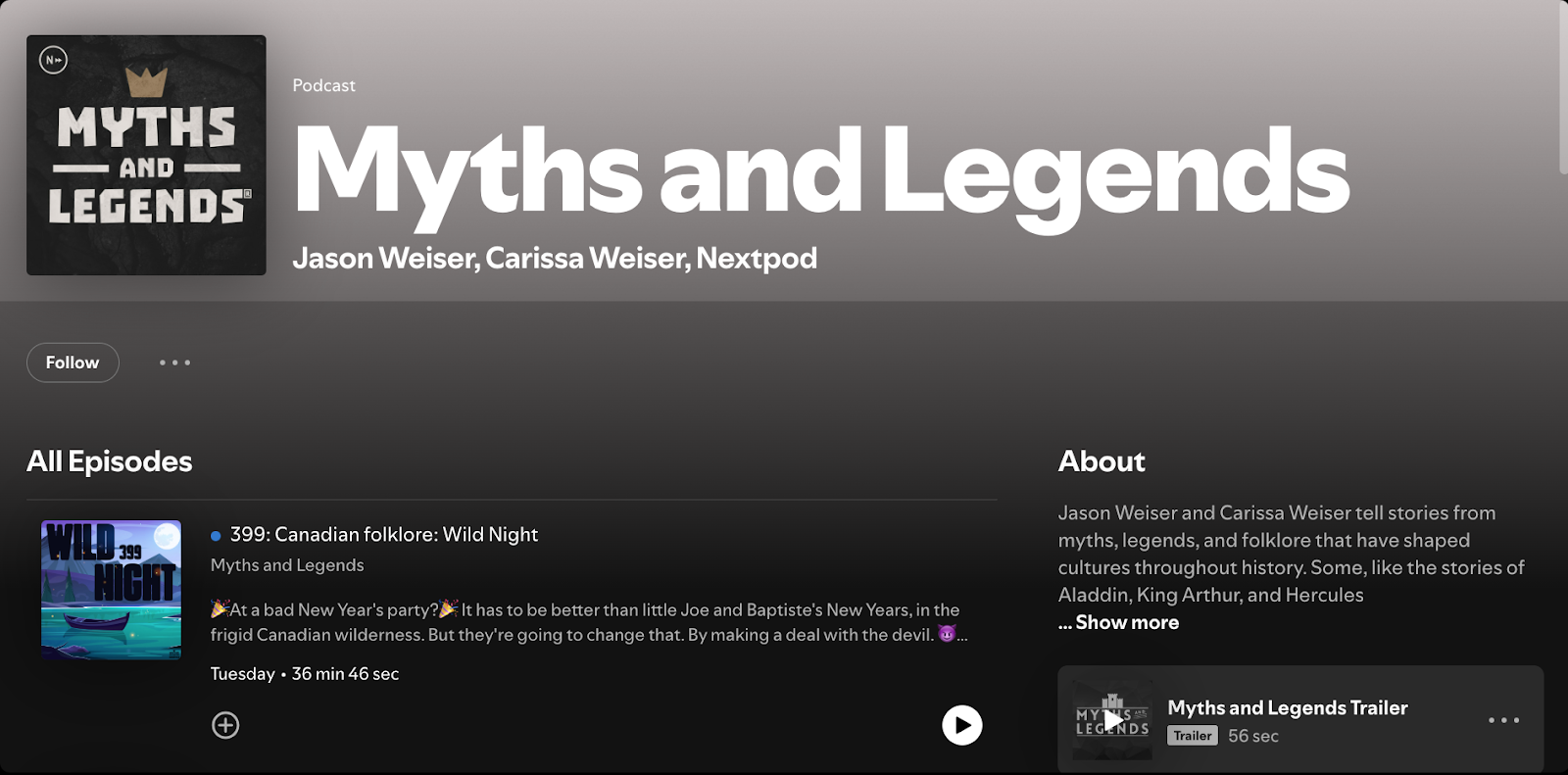 Myths and Legends