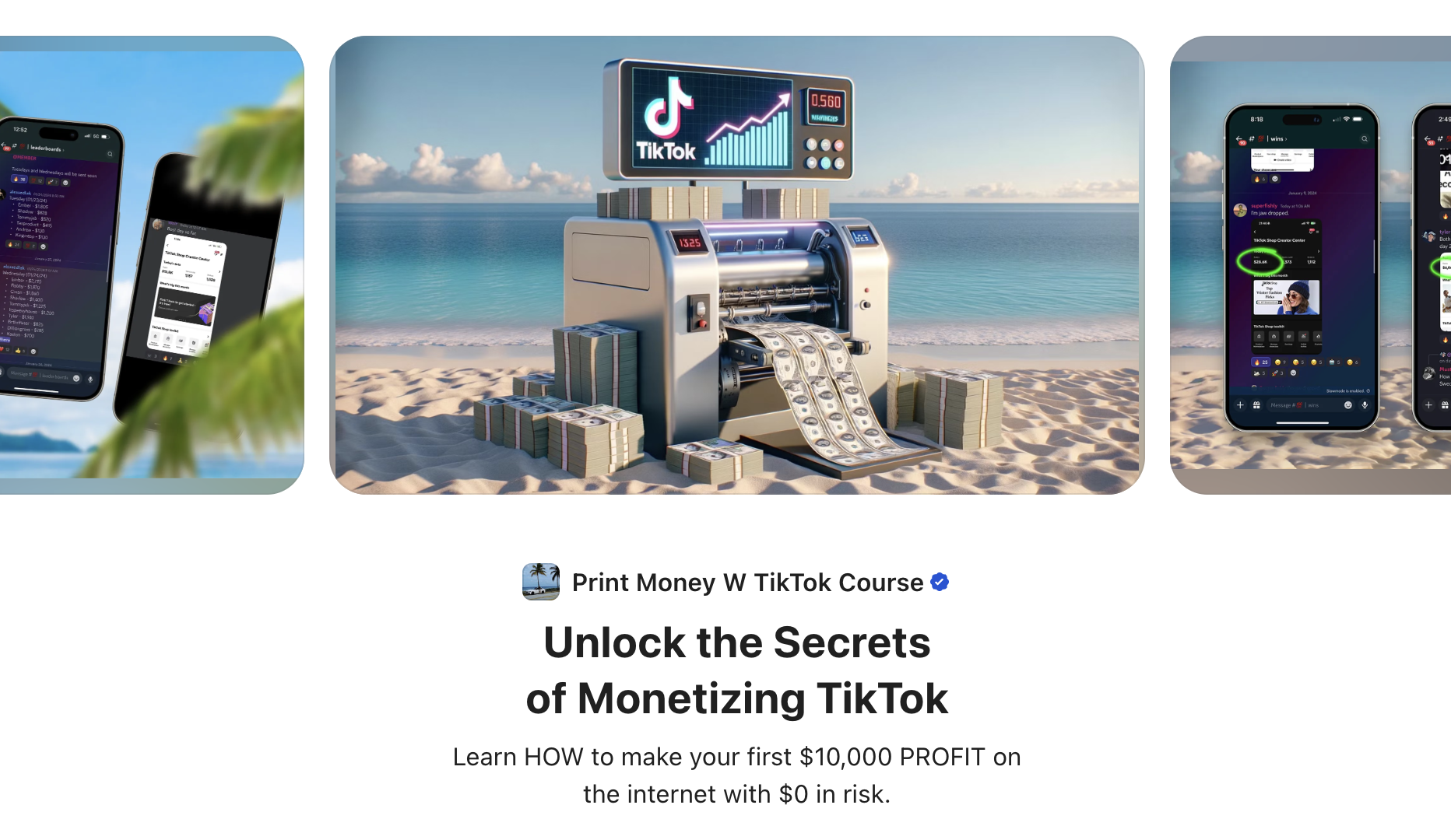 print money w tiktok